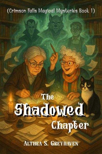 Produktbild: The Shadowed Chapter (Crimson Falls Magical Mysteries, #1)