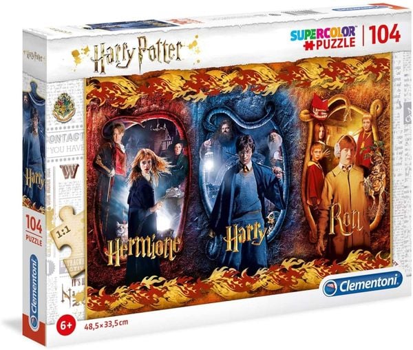 Clementoni - Supercolor Puzzle - Harry Potter, 104 Teile