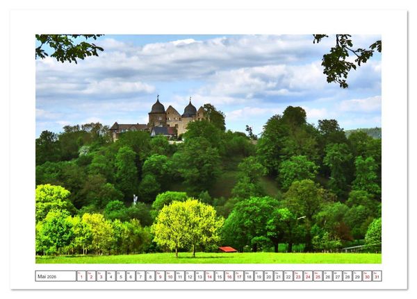 Produktbild: Nordhessen ist fotogen (Tischkalender 2026 DIN A5 quer), CALVENDO Monatskalender