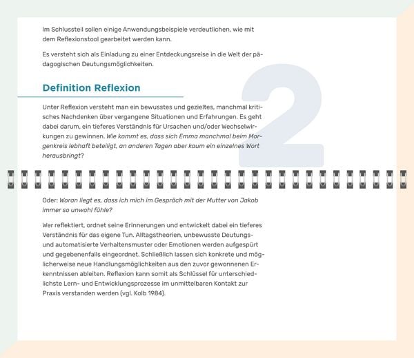 Produktbild: Reflexionstool f&uuml;r p&auml;dagogische Fachkr&auml;fte