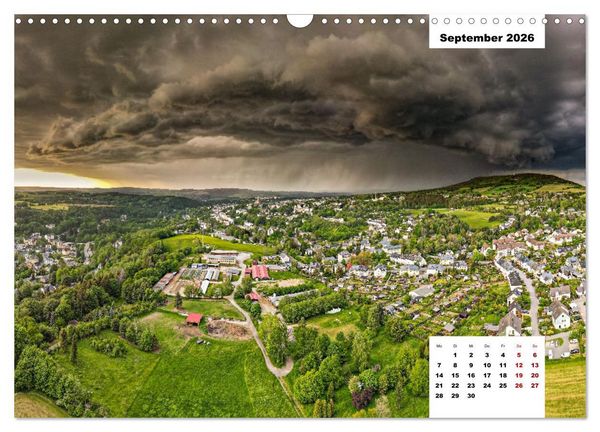 Produktbild: Unser Erzgebirge von oben (Wandkalender 2026 DIN A3 quer), CALVENDO Monatskalender
