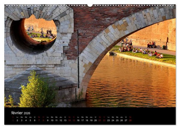 Produktbild: Toulousaine (Calendrier mural 2026 DIN A2 vertical) calendrier de bureau