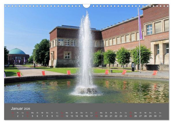 Produktbild: Grosse Brunnen und Wasserspiele in D&uuml;sseldorf (Wandkalender 2026 DIN A3 quer), CALVENDO Monatskalender
