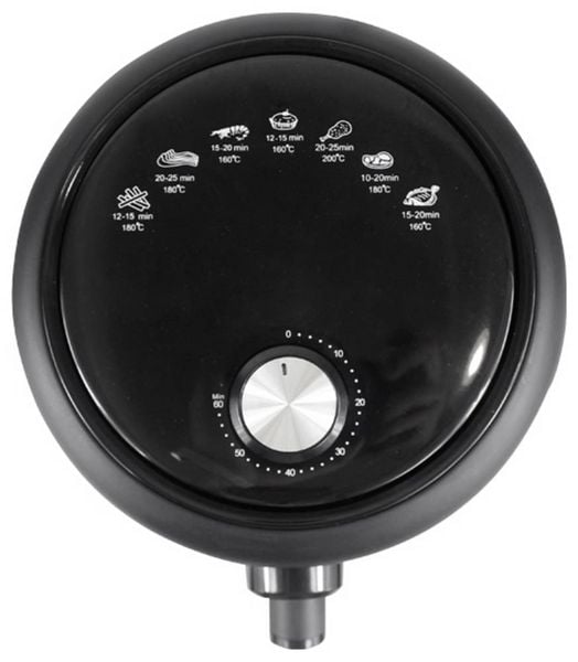 Produktbild: GourmetMaxx Hei&szlig;luft-Fritteuse Mechanisch 2,3l Hei&szlig;luft-Fritteuse 1000W Schwarz