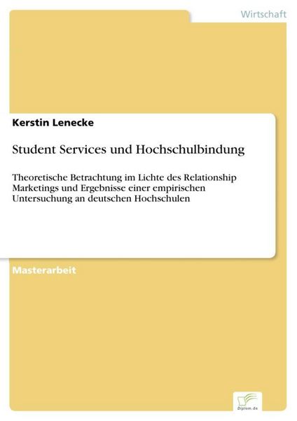 Produktbild: Student Services und Hochschulbindung
