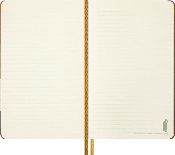 Produktbild: Moleskine Der Herr der Ringe Notizbuch Frodo Sam limitierte Ausgabe, L/A5, liniert, fester Einband