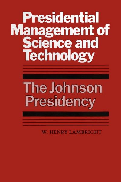 Produktbild: Presidential Management of Science and Technology
