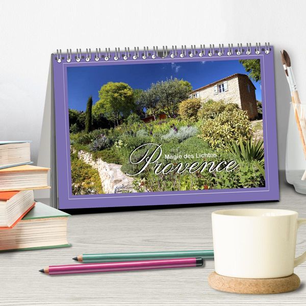 Produktbild: Provence - Magie des Lichtes (Tischkalender 2026 DIN A5 quer), CALVENDO Monatskalender