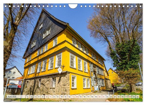 Produktbild: Clausthal Zellerfeld Impressionen (Wandkalender 2026 DIN A4 quer), CALVENDO Monatskalender