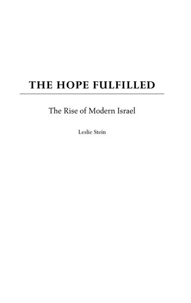 Produktbild: The Hope Fulfilled