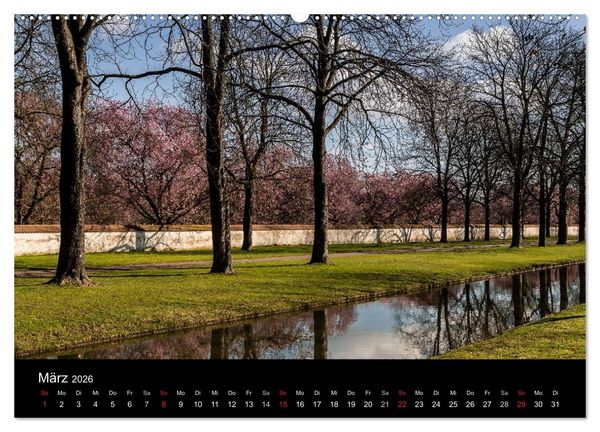 Produktbild: Schwetzingen - Ein Spaziergang durch die Perle der Kurpfalz (hochwertiger Premium Wandkalender 2026 DIN A2 quer), Kunstdruck in Hochglanz