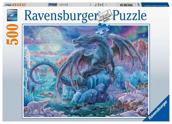 Puzzle Ravensburger Eisdrache 500 Teile