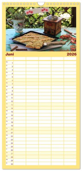 Produktbild: Familienplaner 2026 - Großmutter´s Küche mit 5 Spalten (Wandkalender, 21 x 45 cm) CALVENDO
