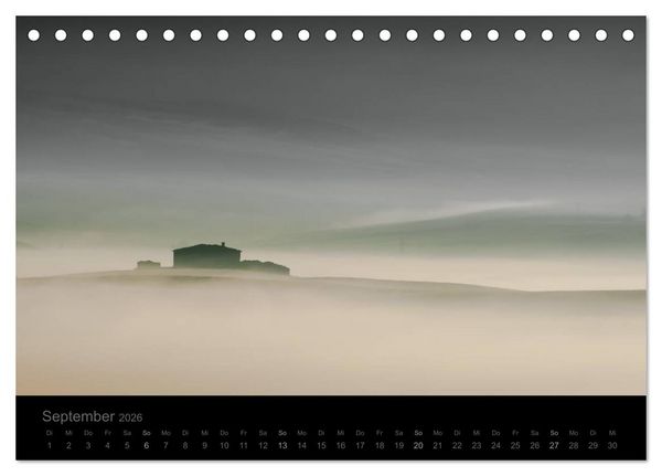 Produktbild: &ndash; Magie des Lichtes &ndash; TOSKANA (Tischkalender 2026 DIN A5 quer), CALVENDO Monatskalender