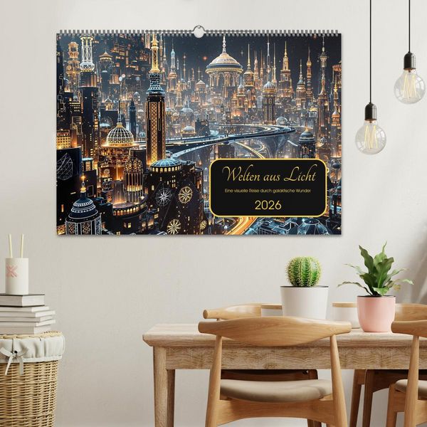 Produktbild: Welten aus Licht (Wandkalender 2026 DIN A2 quer), CALVENDO Monatskalender
