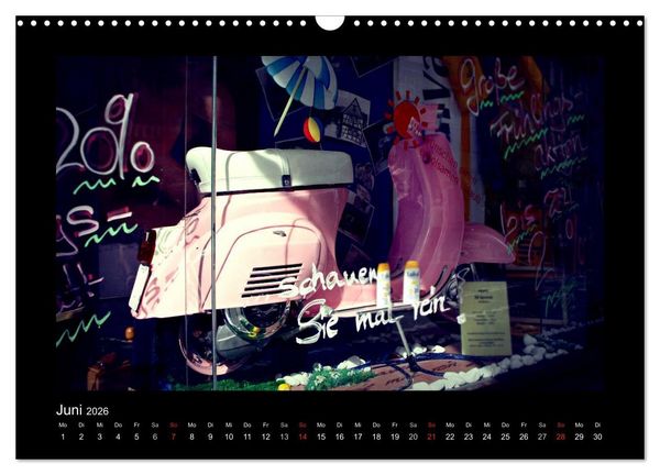 Produktbild: Motorroller (Wandkalender 2026 DIN A3 quer), CALVENDO Monatskalender