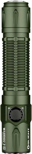 OLight Warrior 3S green LED Taschenlampe IPX8 (wasserdicht), mit Gürtelclip, mit Holster, mit Stroboskopmodus akkubetrieben 2300 lm 176 g