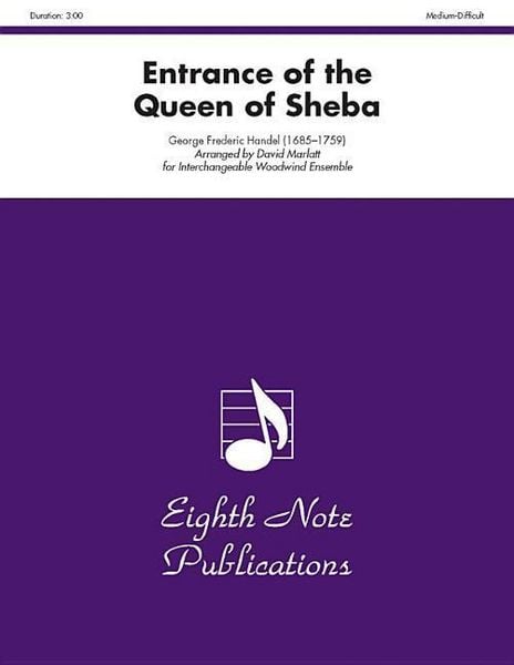 Produktbild: Handel, G: Entrance of the Queen of Sheba