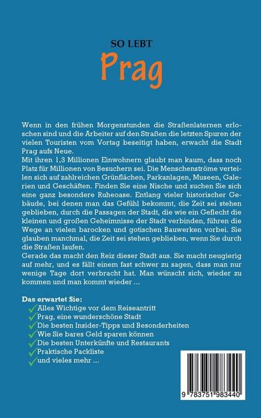Produktbild: So lebt Prag: Der perfekte Reisef&uuml;hrer f&uuml;r einen unvergesslichen Aufenthalt in Prag inkl. Insider-Tipps, Tipps zum Geldsparen und Packliste