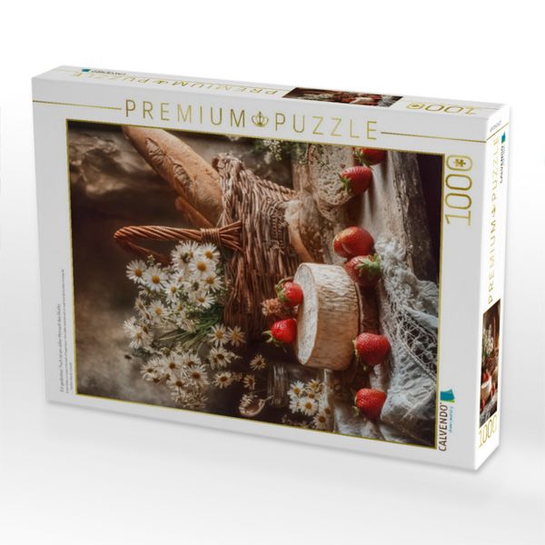 Produktbild: CALVENDO Puzzle Ein gedeckter Tisch ist ein stiller Moment des Gl&uuml;cks | 1000 Teile Lege-Gr&ouml;&szlig;e 64x48cm Foto-Puzzle f&uuml;r gl&uuml;ckliche Stunden