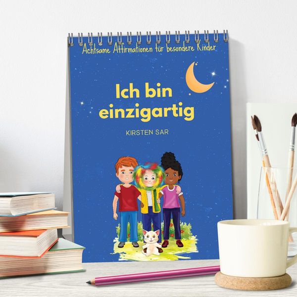 Produktbild: Ich bin einzigartig - Achtsame Affirmationen f&uuml;r besondere Kinder (Tischkalender 2026 DIN A5 hoch), CALVENDO Monatskalender