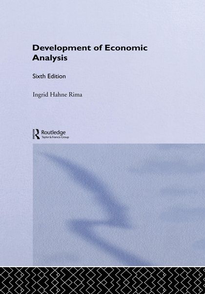 Produktbild: Development of Economic Analysis