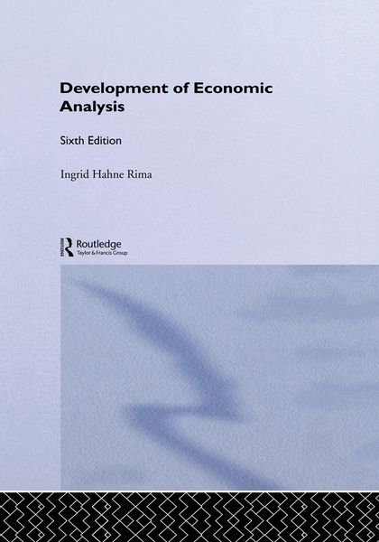 Produktbild: Development of Economic Analysis