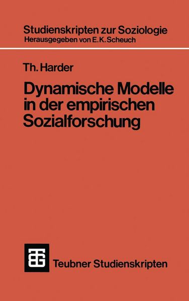 Produktbild: Dynamische Modelle in der empirischen Sozialforschung