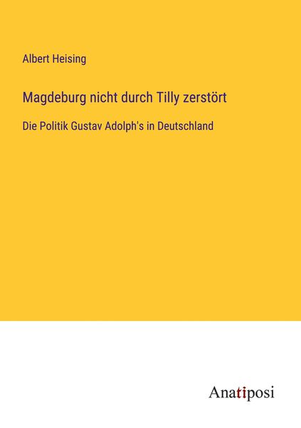 Produktbild: Magdeburg nicht durch Tilly zerst&ouml;rt