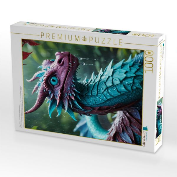 Produktbild: CALVENDO Puzzle Regenh&uuml;ter - Drachen im Fr&uuml;hlingssturm | 1000 Teile Lege-Gr&ouml;&szlig;e 64x48cm Foto-Puzzle f&uuml;r gl&uuml;ckliche Stunden