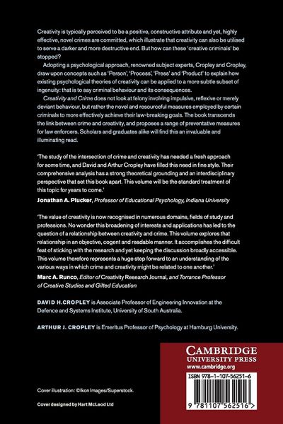 Produktbild: Creativity and Crime