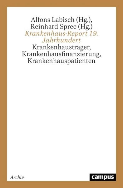Produktbild: Krankenhaus-Report 19. Jahrhundert