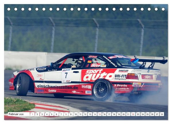 Produktbild: Motorsport am N&uuml;rburgring (Tischkalender 2026 DIN A5 quer), CALVENDO Monatskalender