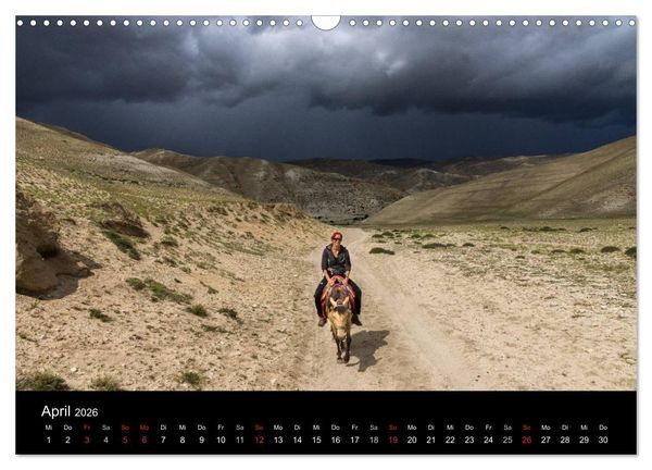 Produktbild: MUSTANG - das verborgene K&ouml;nigreich im Himalaya (Wandkalender 2026 DIN A3 quer), CALVENDO Monatskalender