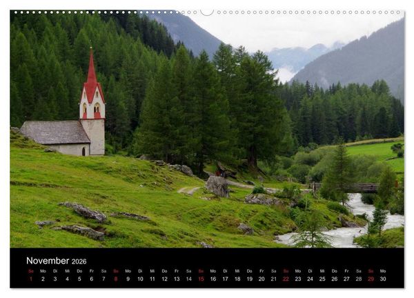 Produktbild: Im Tauferer Ahrntal in S&uuml;dtirol (hochwertiger Premium Wandkalender 2026 DIN A2 quer), Kunstdruck in Hochglanz