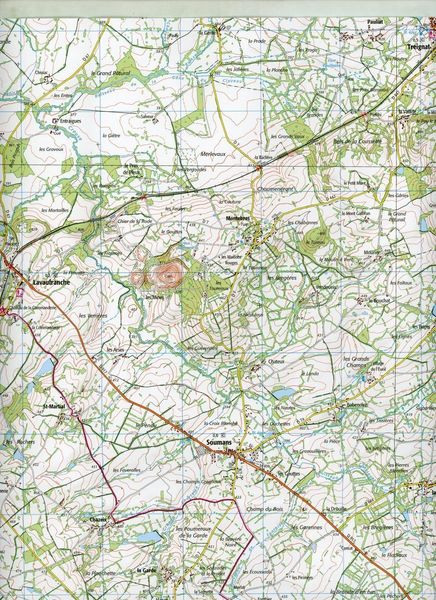 Produktbild: Huriel-Boussac 1:25 000