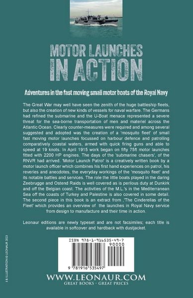 Produktbild: Motor Launches in Action - The Royal Navy's Small Submarine Hunters During the First World War
