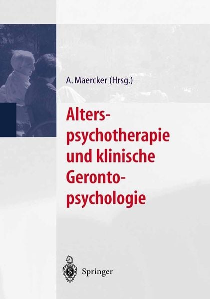 Produktbild: Alterspsychotherapie und klinische Gerontopsychologie