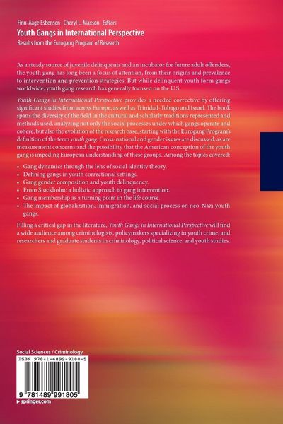 Produktbild: Youth Gangs in International Perspective