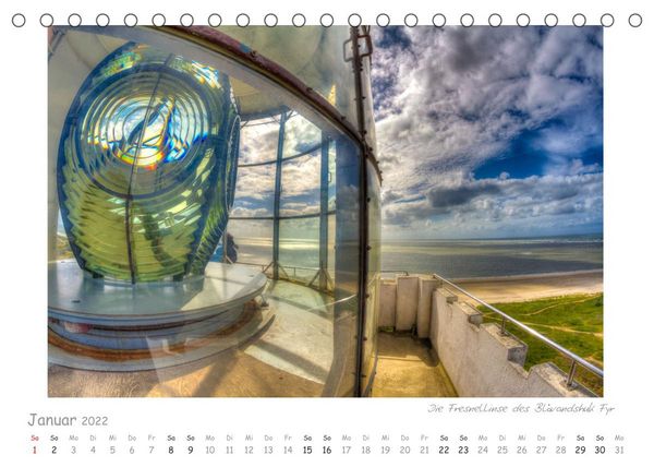 Produktbild: Die Nordseek&uuml;ste J&uuml;tlands - Leuchtt&uuml;rme und Mee(h)r (Tischkalender 2022 DIN A5 quer)