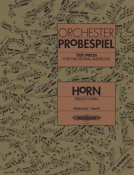 Produktbild: Test Pieces for Orchestral Auditions: French Horn