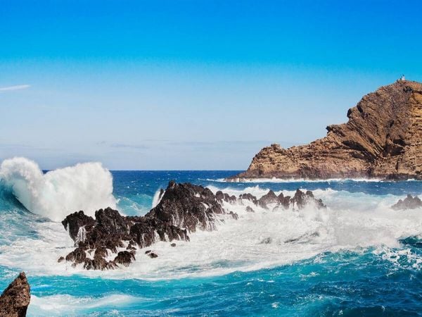 Produktbild: CALVENDO Puzzle Wellengang in Porto Moniz, Madeira | 1000 Teile Lege-Gr&ouml;&szlig;e 64x48cm Foto-Puzzle f&uuml;r gl&uuml;ckliche Stunden