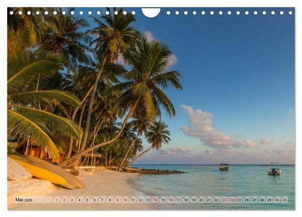Produktbild: Malediven - Traumhaftes Paradies im Indischen Ozean (Wandkalender 2026 DIN A4 quer), CALVENDO Monatskalender