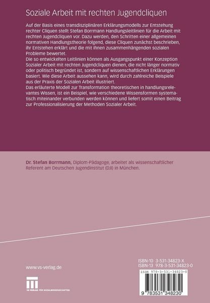 Produktbild: Soziale Arbeit mit rechten Jugendcliquen
