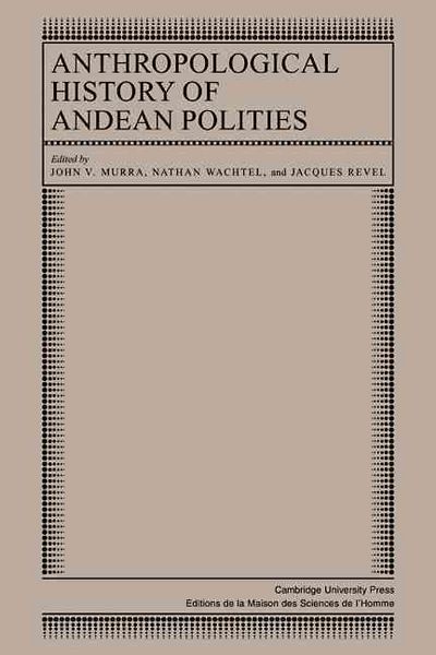 Produktbild: Anthropological History of Andean Polities