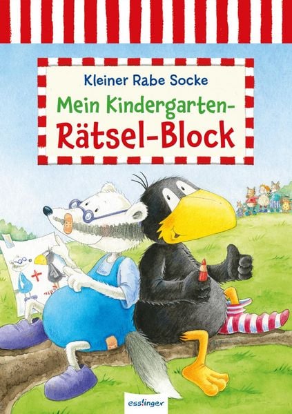 Produktbild: Der kleine Rabe Socke: Mein Kindergarten-R&auml;tsel-Block