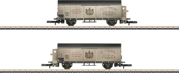 Märklin 82553 Z 2er-Set Gedeckte Güterwagen Kessler Sekttransport der DRG