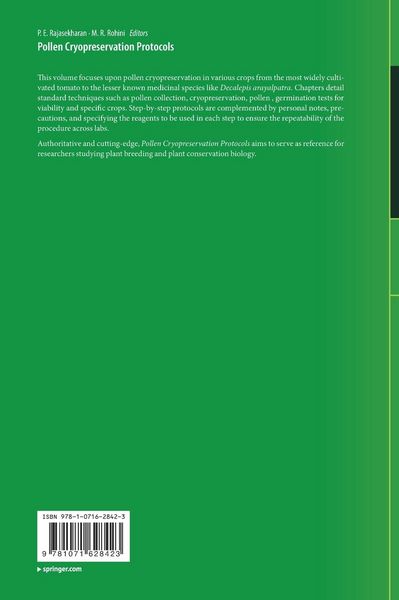 Produktbild: Pollen Cryopreservation Protocols