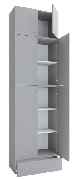 Produktbild: XXL Schuhschrank Kleiderschrank Schrank Lona 5f AS