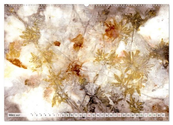 Produktbild: Botanical Printing - Magische Pflanzendrucke (hochwertiger Premium Wandkalender 2027 DIN A2 quer), Kunstdruck in Hochglanz